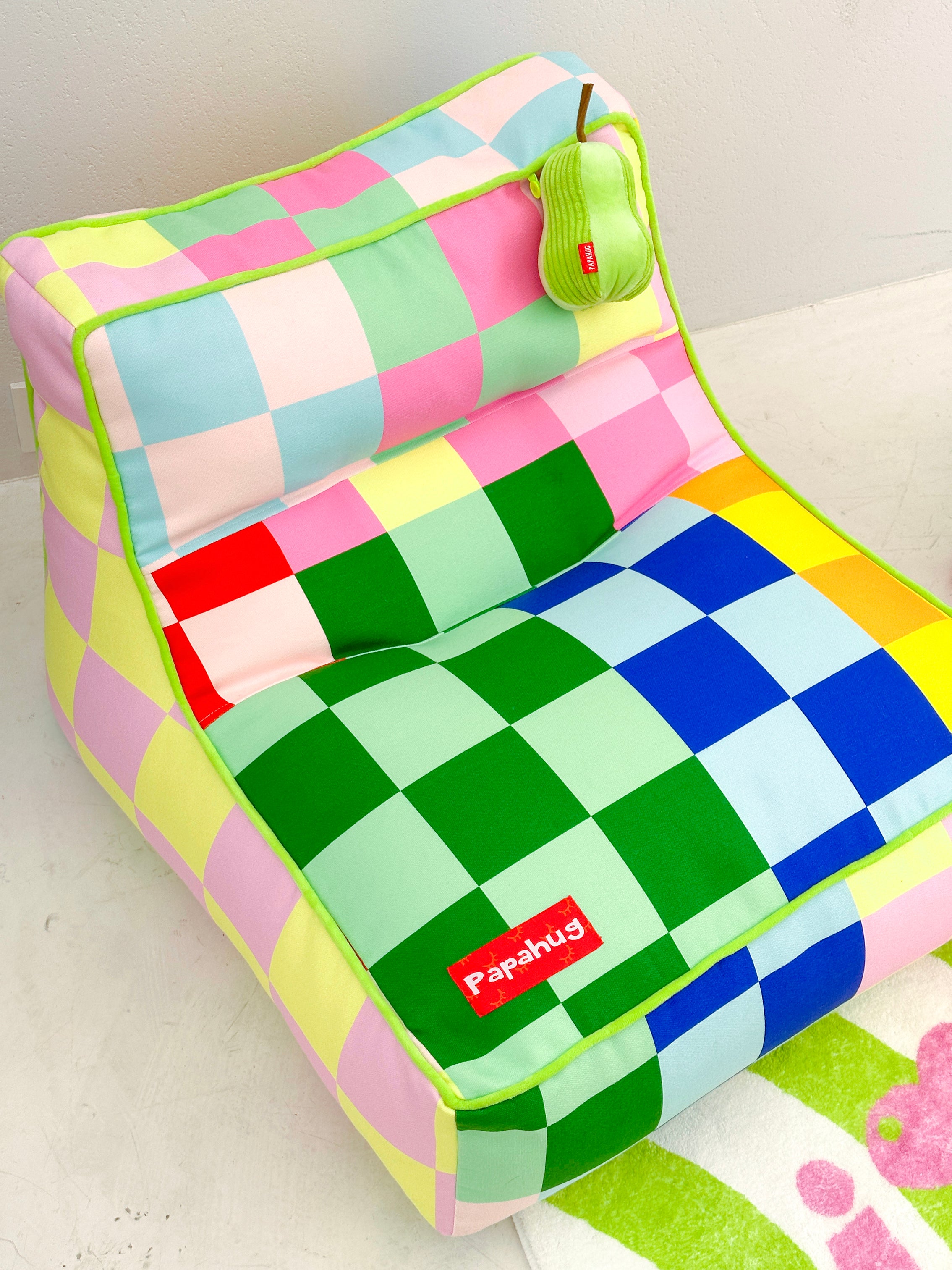 Mosaic Grid Bean Bag Chair