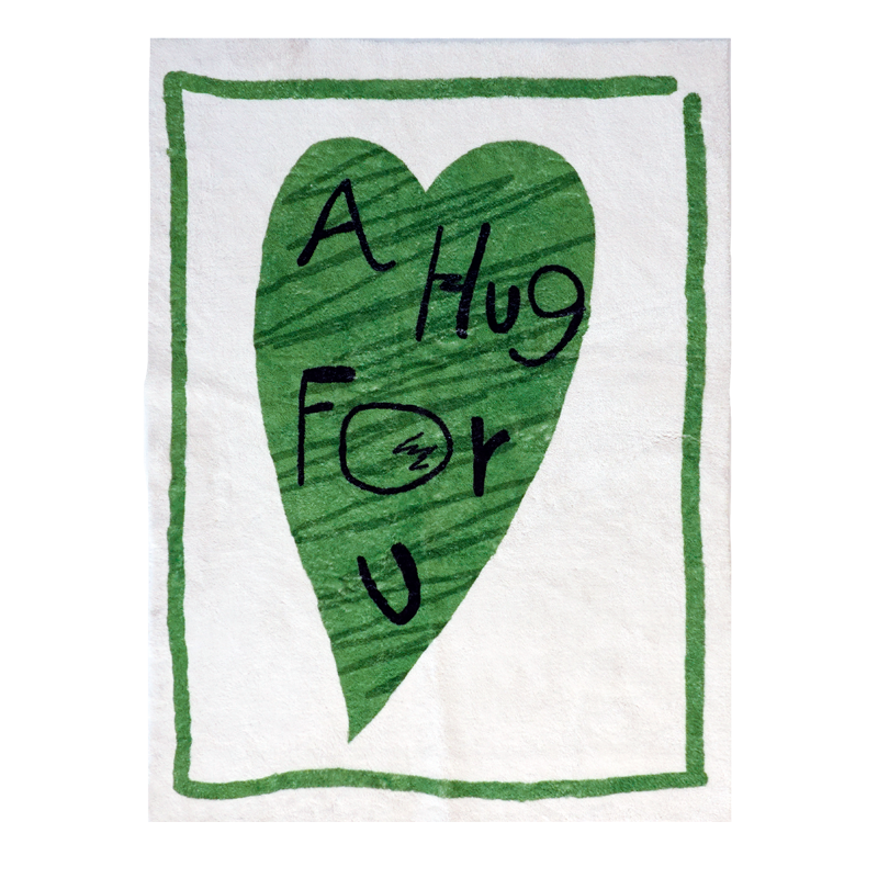 A Hug For U Heart Rug