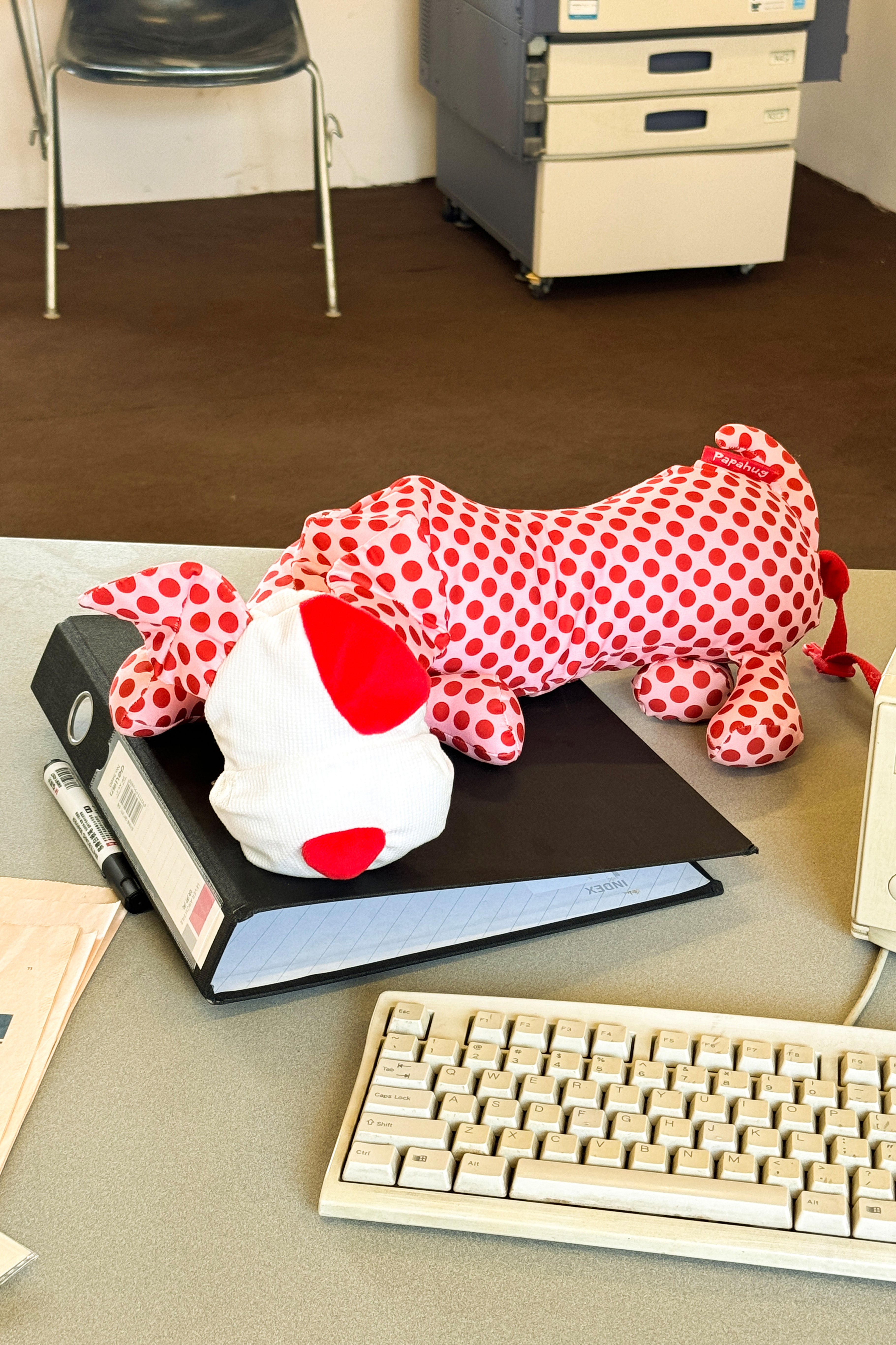 Polka Dot Dog U-Shaped Travel Neck Pillow