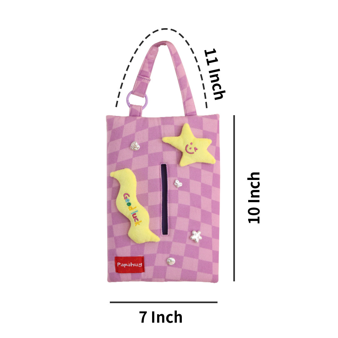 Cute Moon and Stars Tissue Bag