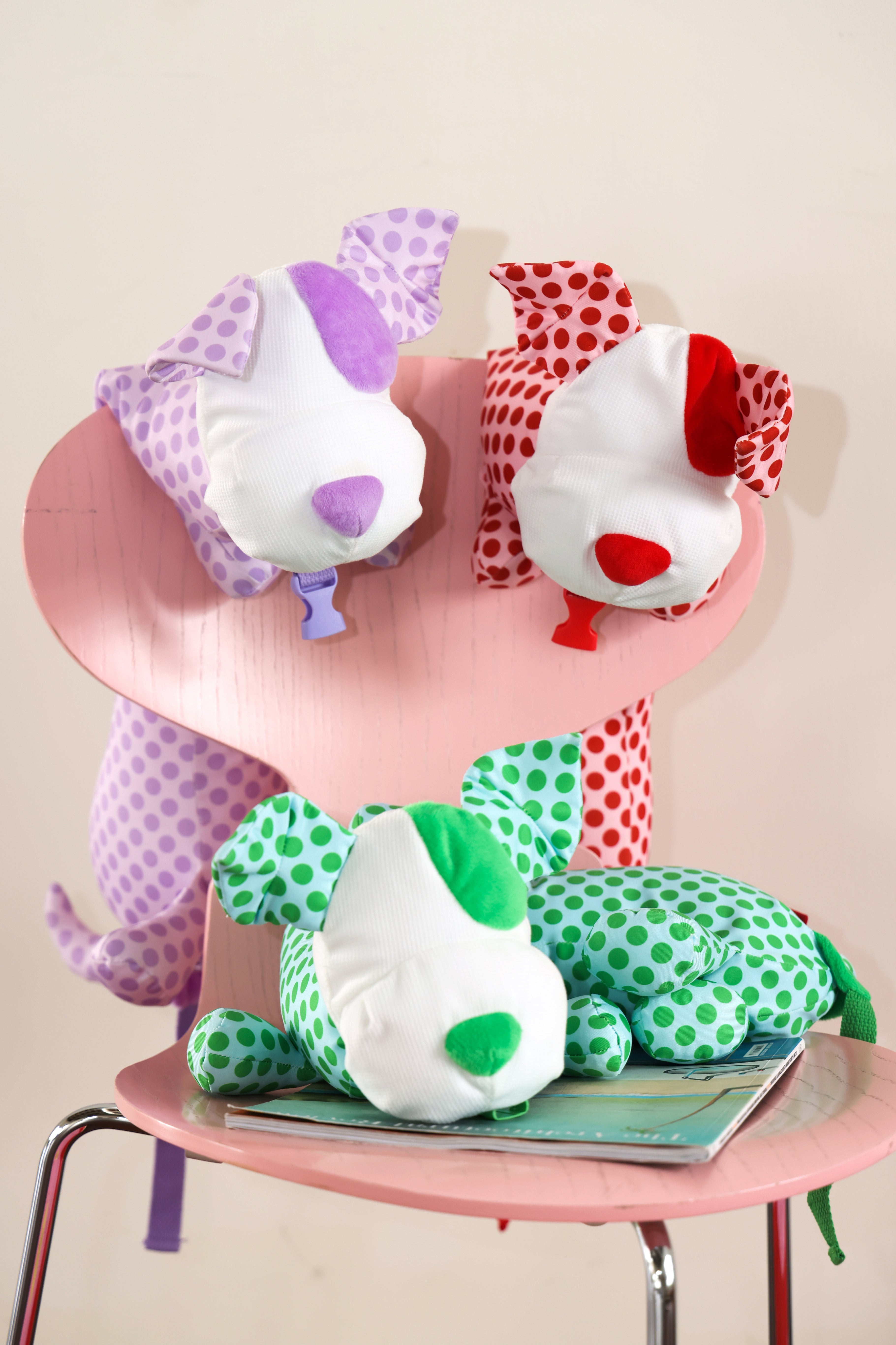 Polka Dot Dog U-Shaped Travel Neck Pillow