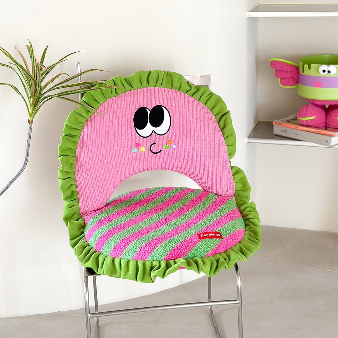 Fold Floor Chair with Googly Eyes - Adjustable, Foldable, Fun & Whimsical Seating for Kids