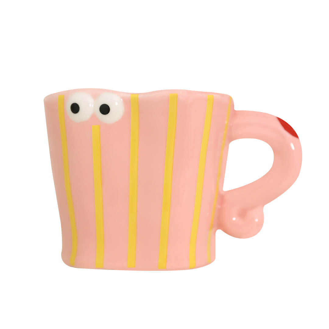 Whimsical Little Monster Ceramic Mugs - Handmade and Fun Drinkware