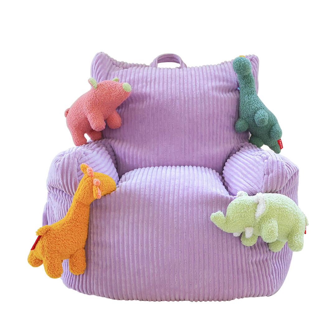 Playful Pals Corduroy Kids Bean Bag Chair: Ultra-Soft & Washable for Toddlers & Kids